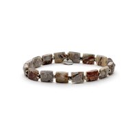 Bracciale Antracite Barrio in Pietre dure BBR16 BOTSWANA